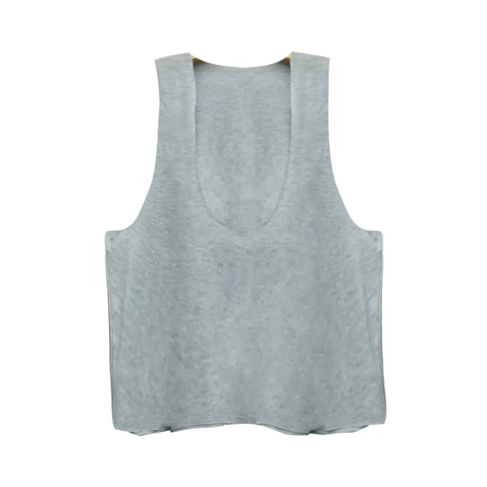 SunKissed V-Neck Tank Top - Sexy Sleeveless Loose Vest for Women